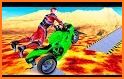 Superhero Mega Ramp Moto Rider: 3D GT Auto Stunts related image