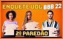 Enquete BBB: Paredão BBB22 related image
