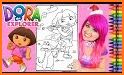 Dora Coloring related image