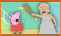 Hello Horror Granny scary piggy related image
