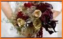 Maroon Gold Flower Theme related image