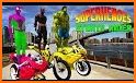 Superhero Stunts Bike Racing related image