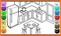 kitchen coloring book for kids related image