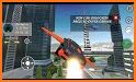 Flying car robot flight drive simulation game 2019 related image