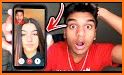 fake call Charli D'amelio  live chat video _prank related image
