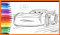 Cars coloring book for kids related image