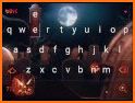 Live 3D Burning Red Rose Keyboard Theme related image