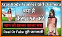 Body scanner x ray girl camera related image