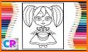Poppy coloring Playtime Horror related image