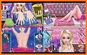 elsa in salon hair & fashion hairstyle girls games related image