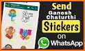 Ganesh Chaturthi Stickers Ganesha Festival Sticker related image