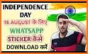 Independence day - 15 August Stickers for Whatsapp related image