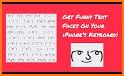 Cute Face Tongue Keyboard Background related image