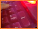 Neon Pink Bow Keyboard related image