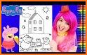 Coloring Book Pepa & Drawing Pig Game related image