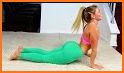 home workout exercise and yoga related image