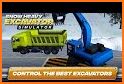 Snow Heavy Excavator Machine Simulator related image