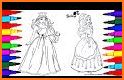 Doll Color: Princess Coloring related image