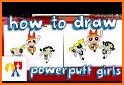 how to draw cute Powerpuff Girls related image