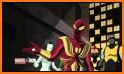Venom Spider Superhero vs Amazing iron Spider hero related image