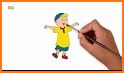 Caillou Coloring Book related image