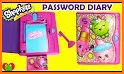 Unicorn Diary With Lock And Password related image