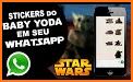 Baby Yoda stickers for Whatsapp related image