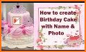 Name Photo on Birthday Cake related image