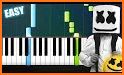 Marshmello Piano Tiles Happier Songs related image