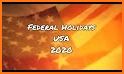 USA Holidays Calendar related image