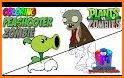 Coloring plants vs zombies related image