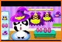 Baby Panda's Supermarket-Halloween Party Shopping related image