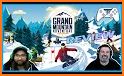 Snowboard downhill ski: mountain adventures game related image