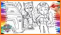 Paw rescue for puppy patrol Coloring Book related image