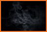 Black Smoke Mask Keyboard Background related image