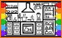 Kitchen Cooking Coloring - kids Coloring Game related image