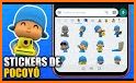 Pocoyo Stickers For WhatsApp | Cartoon WAStickers related image