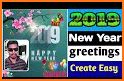 New Year 2019 Photo Frames,New Year Greetings 2019 related image