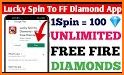 Lucky Spin to FF Diamond - Win Free Diamond related image