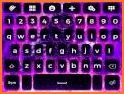 Flame Violet Keyboard Theme related image