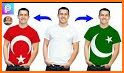 Pak Flag Shirts 14 agust shirt photo editor related image