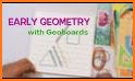 GeoBoard for kids. Draw shapes related image
