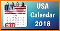 US Calendar 2018 related image