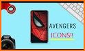 Supercons Dark - The Superhero Icon Pack related image