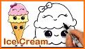 How to draw Ice Cream related image