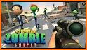 Stickman Shooter - Zombie Gun Shooting games related image