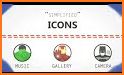 Supercons Dark - The Superhero Icon Pack related image