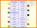 French for kids :  COLORS related image