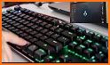 Green Black Metal Keyboard related image