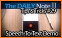 Speech To Notes, Speech To Text (Speech Notes) related image